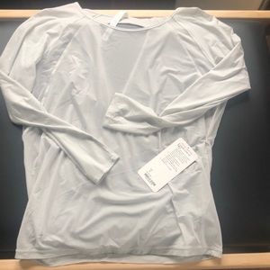 NWT Lululemon If You’re Lucky L/S tee II